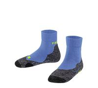 FALKE TK2 Short Chaussettes De RandonnЋe Mixte Enfant Laine MЋrinos Bleu Plus De Couleurs Basses Chaudes Respirantes SЋchage Rapide Anti-Ampoules 1 Paire