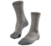 FALKE TK2 Explore Wool M SO laine épaisses anti-ampoule 1 paire, Chaussettes de randonnée Homme, Beige (Kitt Mouline 4310), 44-45