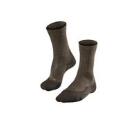 FALKE TK2 Explore Wool M SO laine épaisses anti-ampoule 1 paire, Chaussettes de randonnée Homme, Marron (Dark Brown 5450), 44-45