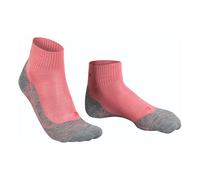 FALKE TK5 Wander Short W SSO laine fines anti-ampoule 1 paire, Chaussettes de randonnée Femme, Rouge (Mixed Berry 8215), 39-40