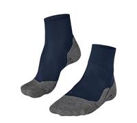 FALKE TK5 Wander Cool Short M SSO Lyocell Chaussettes de randonnée pour homme Matériau fonctionnel anti-bulles fin Bleu (Blue Pond 6598) Taille 44-45