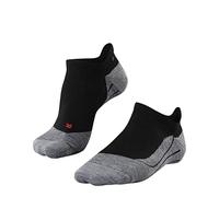 FALKE TK5 Wander Invisible M IN laine fines anti-ampoule 1 paire, Chaussettes de randonnée Homme, Noir (Black-Mix 3010), 46-48