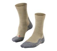 FALKE TK5 Wander M SO laine fines anti-ampoule 1 paire, Chaussettes de randonnée Homme, Beige (Nature Melange 4100), 42-43