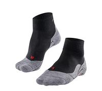 Falke Chaussettes courtes femmes TK5 Short anatomiques laine vierge fibre artificielle EU 39-40 Noir