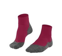 FALKE TK5 Wander Short W Sso laine 1 paire, Chaussettes de randonnée Femme, Rouge Rose 8564, 37-38