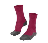 FALKE TK5 Wander W So laine 1 paire, Chaussettes de randonnée Femme, Rose Rose/Grey 8560, 35-36