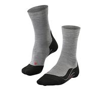 FALKE TK5 Wander W SO laine fines anti-ampoule 1 paire, Chaussettes de randonnée Femme, Gris (Light Grey 3403), 35-36