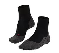 FALKE TK5 Wander Wool Short M SSO laine fines anti-ampoule 1 paire, Chaussettes de randonnée Homme, Noir (Black-Mix 3010), 42-43