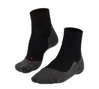 FALKE TK5 Wander Wool Short W SSO laine fines anti-ampoule 1 paire, Chaussettes de randonnée Femme, Noir (Black-Mix 3010), 39-40