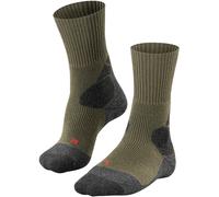 FALKE TKX Expedition M SO laine épaisses anti-ampoule 1 paire, Chaussettes de randonnée Homme, Vert (Olive 7830) - nouveau, 44-45