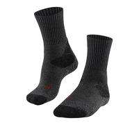 FALKE TKX Expedition M SO laine épaisses anti-ampoule 1 paire, Chaussettes de randonnée Homme, Gris (Asphalt Melange 3180) - nouveau, 44-45