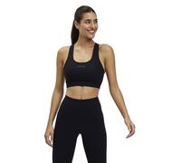FALKE Training Perform Better Racer W SB Fil Fonctionnel 1 pièce, Soutien-Gorge de Sport Femme, Noir Black 3000, XL