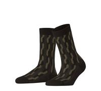 FALKE Tress Lock W So laine cachemire fantaisie 1 paire, Chaussettes Femme, Marron Bison 5183, 35-38