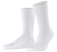 Falke Unisexe Run Rib Plaine Coton Chaussettes - blanc