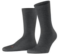 Falke Unisexe Run Rib Plaine Coton Chaussettes - Gris