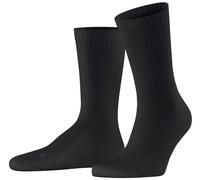 Falke Unisexe Run Rib Plaine Coton Chaussettes - Noir