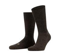 FALKE Walkie Ergo U So laine unies 1 paire, Chaussettes Mixte, Marron Dark Brown 5450, 37-38
