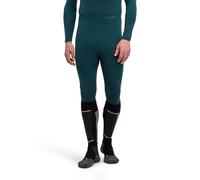 FALKE Warm 3/4 M Ti Fil Fonctionnel séchage Rapide 1 pièce, Couche de Base inférieure Homme, Vert Holly 7385, XXL