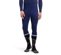 FALKE Warm 3/4 Trend M Ti fil fonctionnel séchage rapide 1 pièce, Couche de base inférieure Homme, Bleu Space Blue 6116, XL