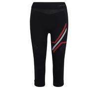 FALKE Warm 3/4 W Ti Fil Fonctionnel séchage Rapide 1 pièce, Couche de Base inférieure Femme, Noir Black 3000 Iconic, S
