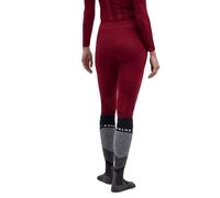 Falke - Collant technique chaud - 3/4 Tights Warm W Merlot pour Femme - Taille XS - Bordeaux Bordeaux XS