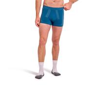 Falke Warm Boxer Caleçon Hommes - bleu gris, Taille S