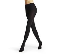 FALKE Warm Deluxe 80 DEN W Ti opaques épais fantaisie 1 paire, Collants Femme, Noir Black 3009, M