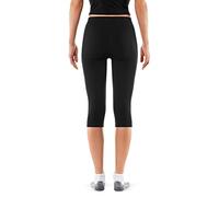 FALKE Warm Impulse, Sous-Vêtement Technique Legging De Sport 3/4 Femme, Thermique Chaud, Noir (Black 3000), XS (1 Paire)