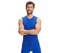 FALKE Warm M S/l Sh fil fonctionnel séchage rapide 1 pièce, Couche de base supérieure Homme, Bleu Yve 6714-O, S