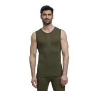 FALKE Warm M S/l SH Fil Fonctionnel séchage Rapide 1 pièce, Couche de Base supérieure Homme, Vert Herb 7754, L