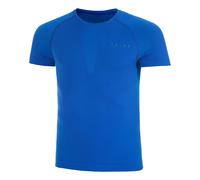 FALKE Warm Round Neck M S/s TS Fil Fonctionnel séchage Rapide 1 pièce, Couche de Base supérieure Homme, Bleu Yve 6714, S