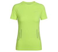 FALKE Warm Round Neck W S/s TS Fil Fonctionnel séchage Rapide 1 pièce, Couche de Base supérieure Femme, Jaune Lightning 1690 Trend, XS