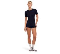 Falke Maillot de corps femme Warm Round Neck, fil fonctionnel, séchage rapide, Noir L