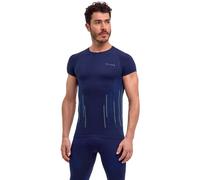 FALKE Warm T-shirt manches courtes Homme L Bleu