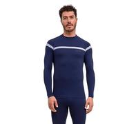 FALKE Warm Trend Turtleneck M L/s Sh fil fonctionnel séchage rapide 1 pièce, Couche de base supérieure Homme, Bleu Space Blue 6116, S