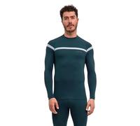 FALKE Warm Trend Turtleneck M L/s Sh fil fonctionnel séchage rapide 1 pièce, Couche de base supérieure Homme, Vert Holly 7385, XXL