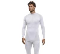 FALKE Warm Turtleneck M L/s SH Fil Fonctionnel séchage Rapide 1 pièce, Couche de Base supérieure Homme, Blanc White 2860, XXL