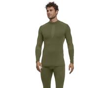 FALKE Warm Turtleneck M L/s SH Fil Fonctionnel séchage Rapide 1 pièce, Couche de Base supérieure Homme, Vert Herb 7754, S