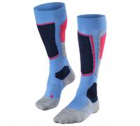 FALKE SK2 Intermediate W KH laine chaudes épaisses 1 paire, Chaussettes de ski Femme, Bleu (Blue Note 6545), 41-42