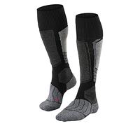 FALKE Women's SK1 Ski Socks Extra-Strong Cushioning With Shin Padding Anti Blister Thick Warm Breathable Quick-Drying Climate-Regulating Odour-Neutralising Wool Functional Yarn 1 Pair