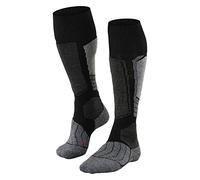 FALKE Women's SK1 Ski Socks Extra-Strong Cushioning With Shin Padding Anti Blister Thick Warm Breathable Quick-Drying Climate-Regulating Odour-Neutralising Wool Functional Yarn 1 Pair