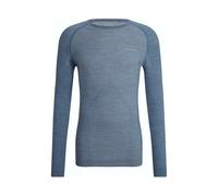 Falke Wool-Tech Light Long Sleeve Shirt Homme Bleu ciel - Base-layers outdoor hommes L