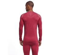 FALKE Wool-Tech Light M L/s SH Laine Fil Fonctionnel séchage Rapide 1 pièce, Couche de Base supérieure Homme, Rouge Ruby 8830, L