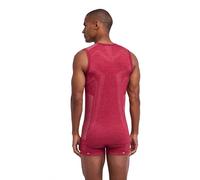 FALKE Wool-Tech Light M S/l SH Laine Fil Fonctionnel séchage Rapide 1 pièce, Couche de Base supérieure Homme, Rouge Ruby 8830, XXL