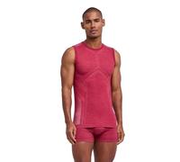 FALKE Wool-Tech Light M S/l SH Laine Fil Fonctionnel séchage Rapide 1 pièce, Couche de Base supérieure Homme, Rouge Ruby 8830, S