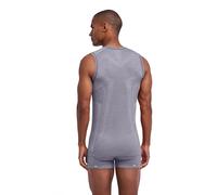 FALKE Wool-Tech Light M S/l SH Laine Fil Fonctionnel séchage Rapide 1 pièce, Couche de Base supérieure Homme, Gris Grey-Heather 3757, S