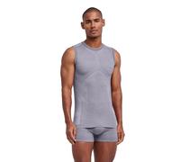 FALKE Wool-Tech Light M S/l SH Laine Fil Fonctionnel séchage Rapide 1 pièce, Couche de Base supérieure Homme, Gris Grey-Heather 3757, L