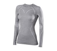 Falke Wool-Tech Long Sleeve Shirt Femme Gris - Base-layers outdoor femmes L