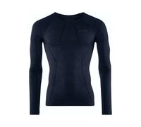 Falke Wool-Tech Long Sleeve Shirt Homme Bleu nuit - Base-layers outdoor hommes XXL