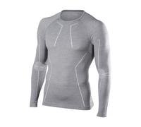FALKE Hommes T-Shirt Manches Longues Coupe régulière Laine Vierge, Fibre Artificielle